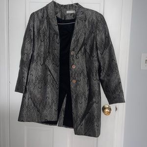 Metallic Amanda Smith Evening Coat
